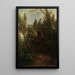 Pan nel canneto - Arnold Böcklin — quadro incorniciato alla parete