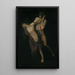Paolo e Francesca - Arnold Böcklin — quadro incorniciato alla parete