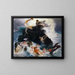 Gioco delle Néréidi - Arnold Böcklin — quadro incorniciato alla parete