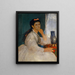 Ritratto di Clara Böcklin, figlia maggiore dell'artista - Arnold Böcklin — quadro incorniciato alla parete