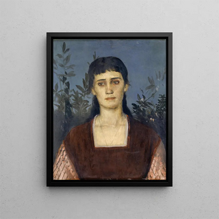 Arnold Bcklin - Portrait of Clara BruckmannBcklin Eldest Daughter of the Artist.webp