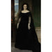 Riproduzione del dipinto Ritratto dell'attrice Fanny Janauschek - Arnold Böcklin