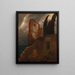 Rovina sulla riva del mare - Arnold Böcklin — quadro incorniciato alla parete