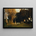 Il boschetto sacro - Arnold Böcklin — quadro incorniciato alla parete