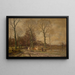Paesaggio con bestiame - Arnold Marc Gorter — quadro incorniciato alla parete