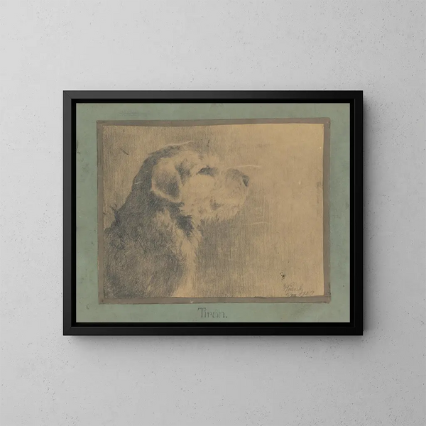 Cane tiré - Arnold Peter Weisz-Kubínčan — quadro incorniciato alla parete