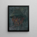 Testa di uomo con cappello - Arnold Peter Weisz-Kubínčan — quadro incorniciato alla parete