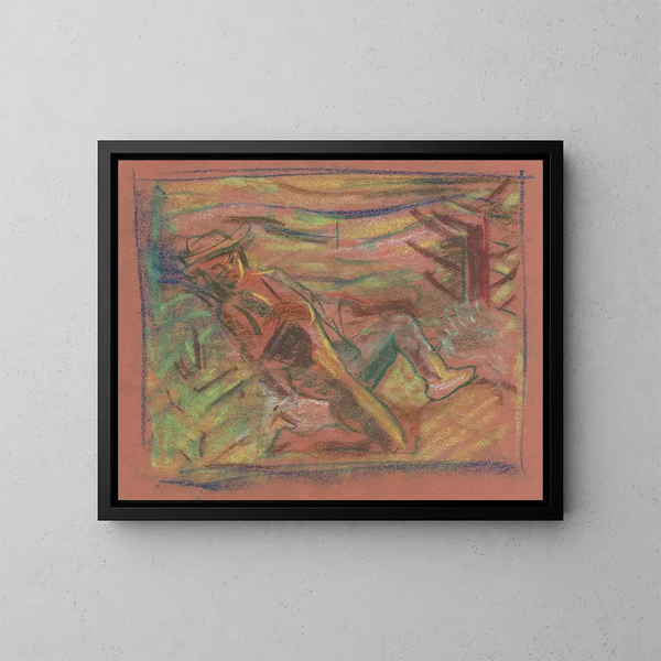 Il fuorilegge - Arnold Peter Weisz-Kubínčan — quadro incorniciato alla parete