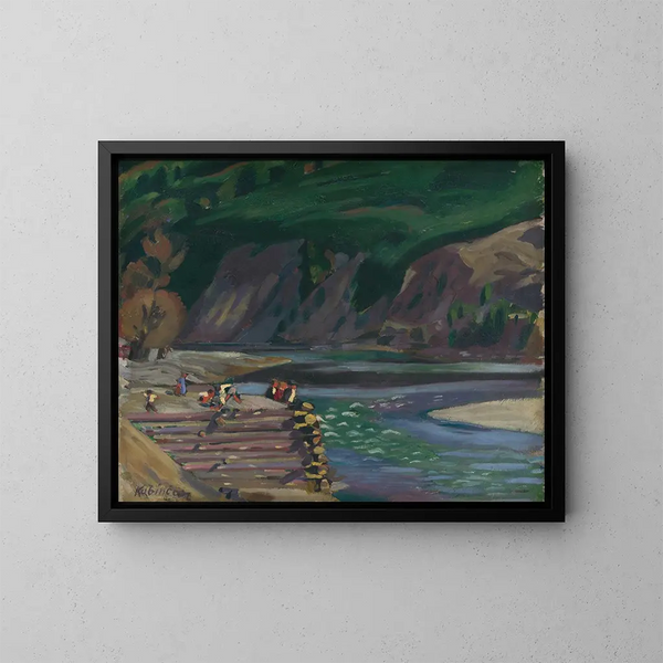 Motivo di Doln Kubn - Arnold Peter Weisz-Kubínčan — quadro incorniciato alla parete