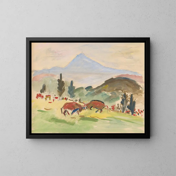 Ski 20 fogli - Arnold Peter Weisz-Kubínčan — quadro incorniciato alla parete