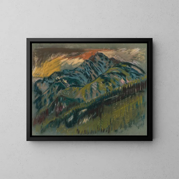 Le montagne Rohe - Arnold Peter Weisz-Kubínčan — quadro incorniciato alla parete