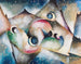 Figures endormies dans un paysage montagneux nocturne - Arnold Topp — vista dell’opera