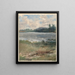 Paesaggio sul bordo del lago - Arnold William Brunner — quadro incorniciato alla parete