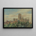 Vista della cattedrale di Durham - Arnold William Brunner — quadro incorniciato alla parete