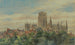 Vista della cattedrale di Durham - Arnold William Brunner — vista dell’opera