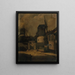 Le moulin de la Galette et le moulin Blute-fin Montmartre 18ème arrondissement - Arsène Désiré d'Haussy — quadro incorniciato alla parete