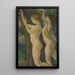 Foglie tremolanti dolci - Arthur Bowen Davies — quadro incorniciato alla parete