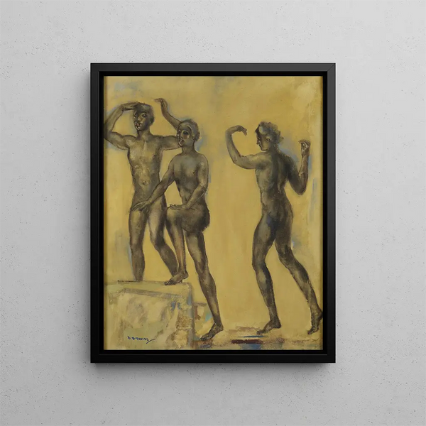 Le fonti di Daystar - Arthur Bowen Davies — quadro incorniciato alla parete