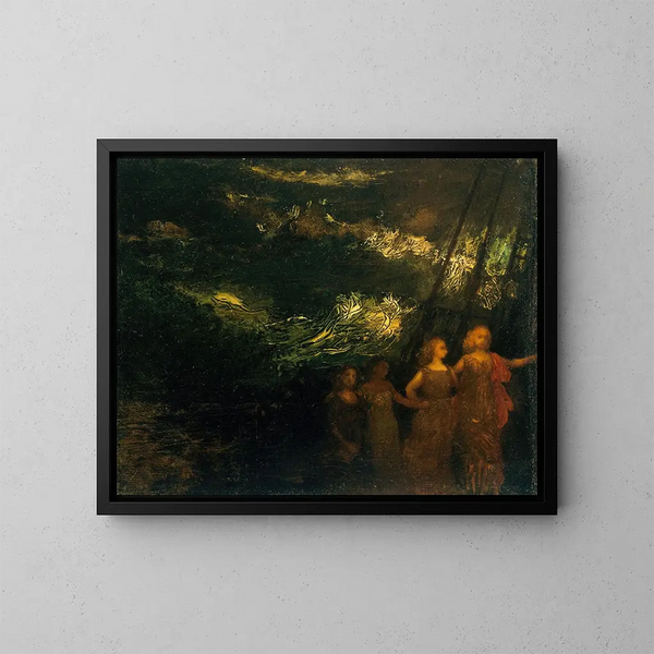 Le Voyage - Arthur Bowen Davies — quadro incorniciato alla parete