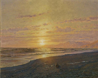Arthur Calame - Soleil Couchant Sur La Mer.webp