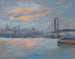Vista del ponte di Brooklyn - Arthur Clifton Goodwin — vista dell’opera