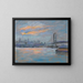 Vista del ponte di Brooklyn - Arthur Clifton Goodwin — quadro incorniciato alla parete