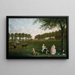 Sir John Shaw e la sua famiglia nel parco di Eltham Lodge, Kent - Arthur Devis — quadro incorniciato alla parete