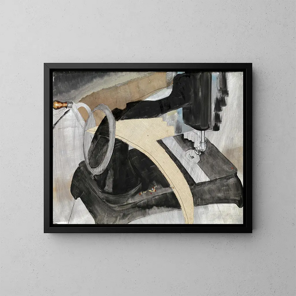 Macchina da cucire manuale - Arthur Dove — quadro incorniciato alla parete