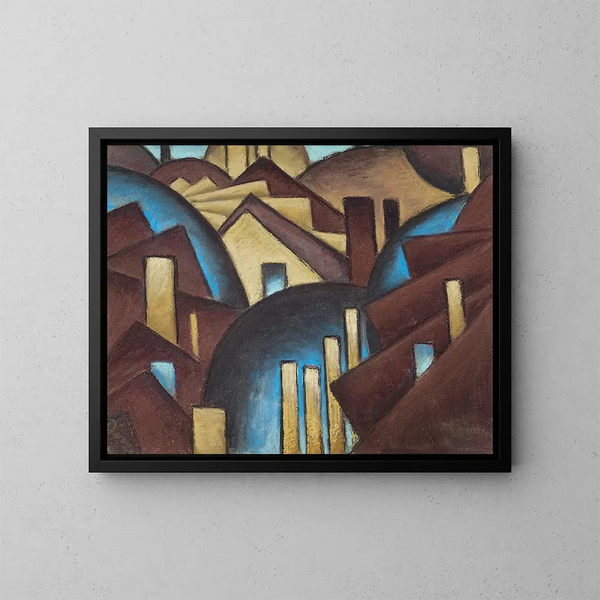 Natura simbolizzata n° 1: Tetti - Arthur Dove — quadro incorniciato alla parete