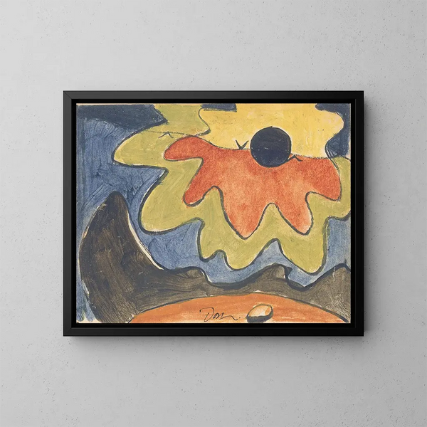 Lever de soleil à Northport Harbor - Arthur Dove — quadro incorniciato alla parete