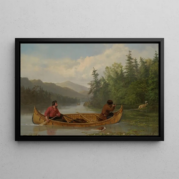 Una buona fortuna - Arthur Fitzwilliam Tait — quadro incorniciato alla parete