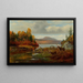 Fine d'autunno, Lago Lungo, Hamilton Co, New York, Adirondacks - Arthur Fitzwilliam Tait — quadro incorniciato alla parete