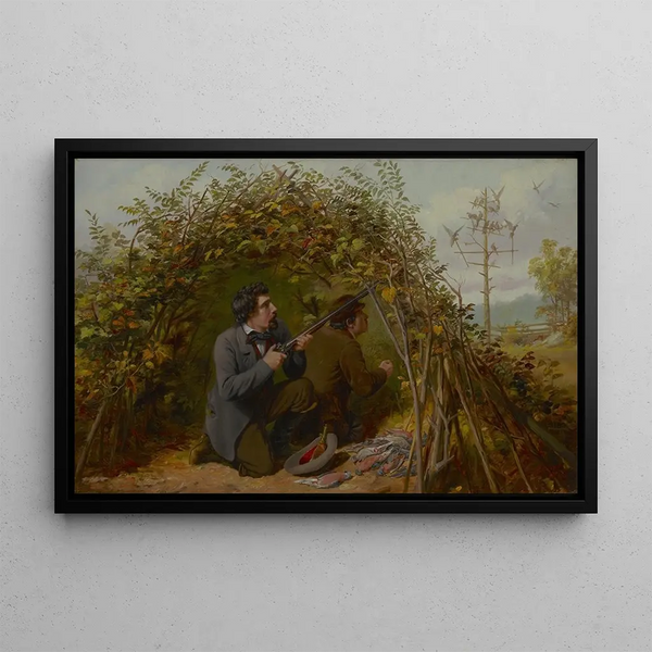 Tir depuis une imboscata - Arthur Fitzwilliam Tait — quadro incorniciato alla parete