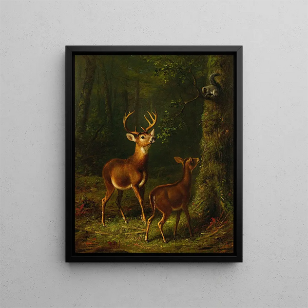 La forêt des Adirondacks - Arthur Fitzwilliam Tait — quadro incorniciato alla parete