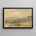 Viadotto di Todmorden sulla ferrovia di Manchester e Leeds, Inghilterra - Arthur Fitzwilliam Tait — quadro incorniciato alla parete