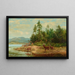 Vista sul Long Lake - Arthur Fitzwilliam Tait — quadro incorniciato alla parete