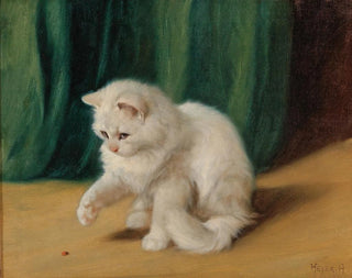 Arthur Heyer - Cat with Ladybird.webp