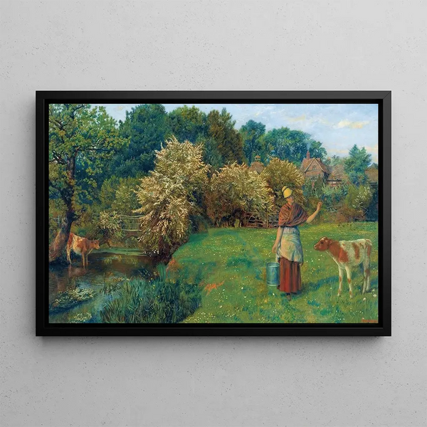 Arthur Hughes - Poll The Milkmaid.webp