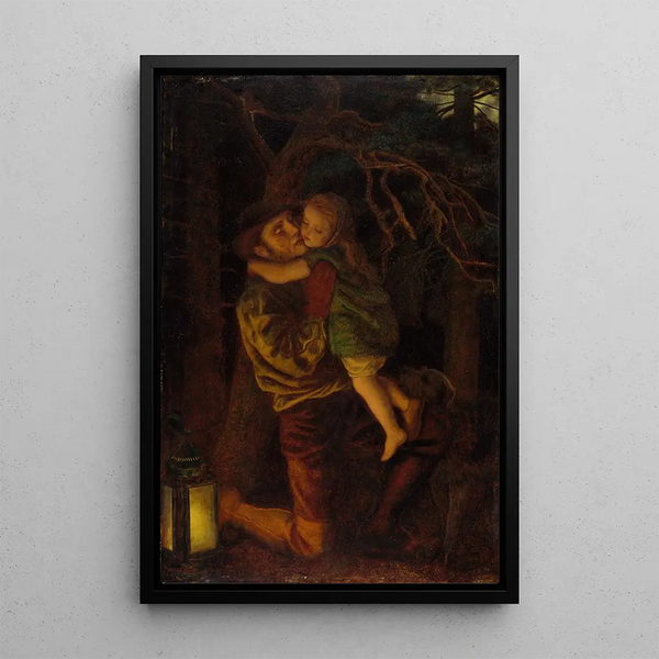 L'enfant perdu - Arthur Hughes — quadro incorniciato alla parete