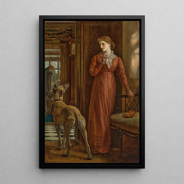 Incertitude - Arthur Hughes — quadro incorniciato alla parete