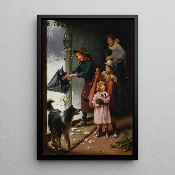 Riproduzione del dipinto Finalmente a casa - Arthur John Elsley