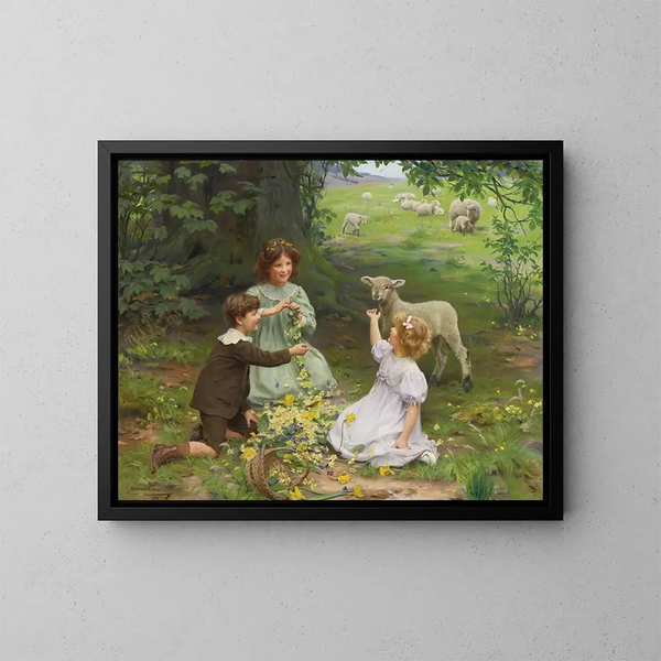 La Joie du printemps - Arthur John Elsley — quadro incorniciato alla parete