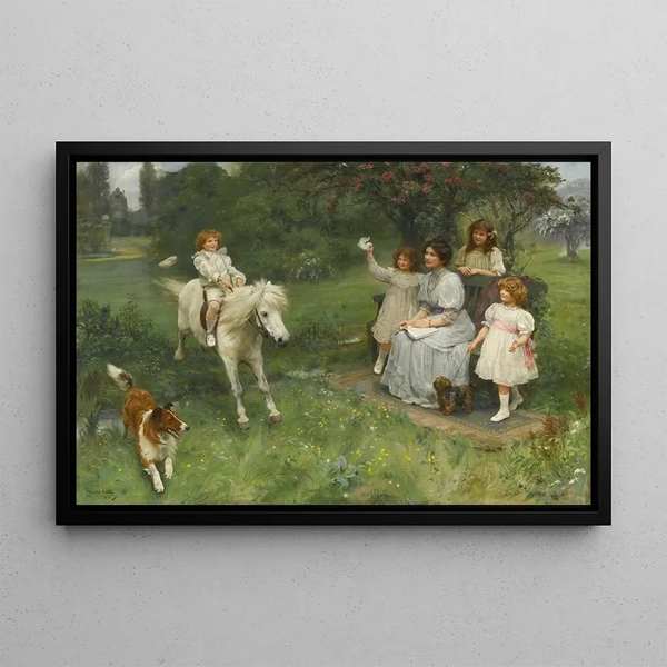 Ben fatto - Arthur John Elsley — quadro incorniciato alla parete