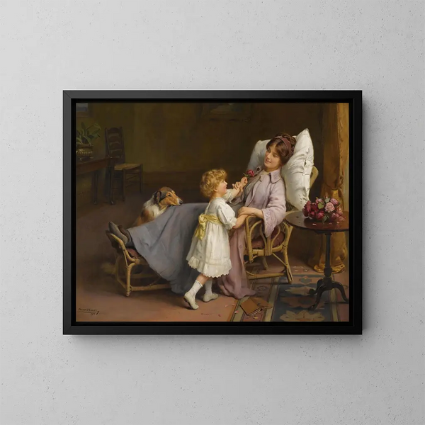 Ben in via di guarigione - Arthur John Elsley — quadro incorniciato alla parete