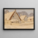 Cottages sous la neige - Arthur Joseph Gaskin — quadro incorniciato alla parete