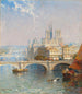 Parigi con Notre Dame - Arthur Joseph Meadows — vista dell’opera