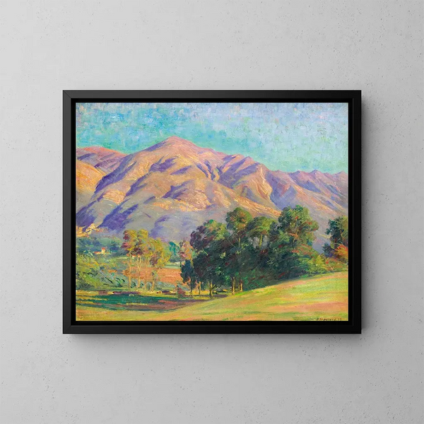 Paesaggio californiano - Arthur Merton Hazard — quadro incorniciato alla parete