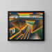 Barrage ferroviario - Arthur Segal — quadro incorniciato alla parete