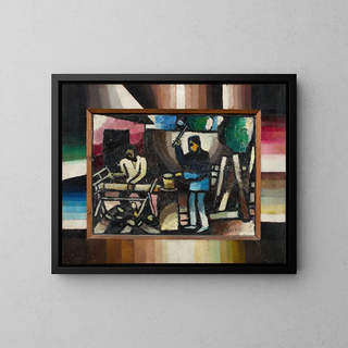 Arthur Segal - Der Holzarbeiter Zyklus Arbeit.webp