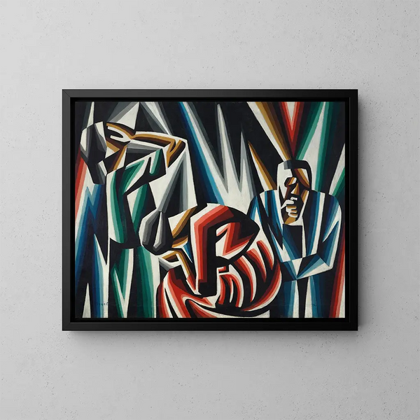 Tre figure - Arthur Segal — quadro incorniciato alla parete